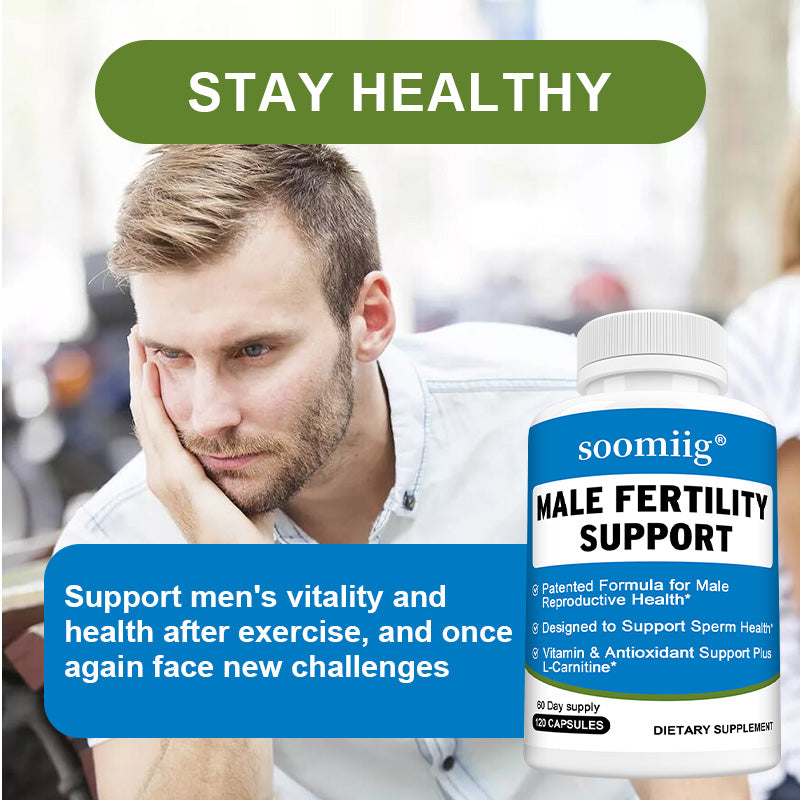 Soomiig® Male Fertility Support Supplement with Vitamins, Antioxidants & L-Carnitine