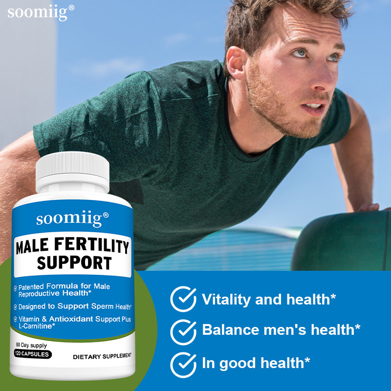Soomiig® Male Fertility Support Supplement with Vitamins, Antioxidants & L-Carnitine