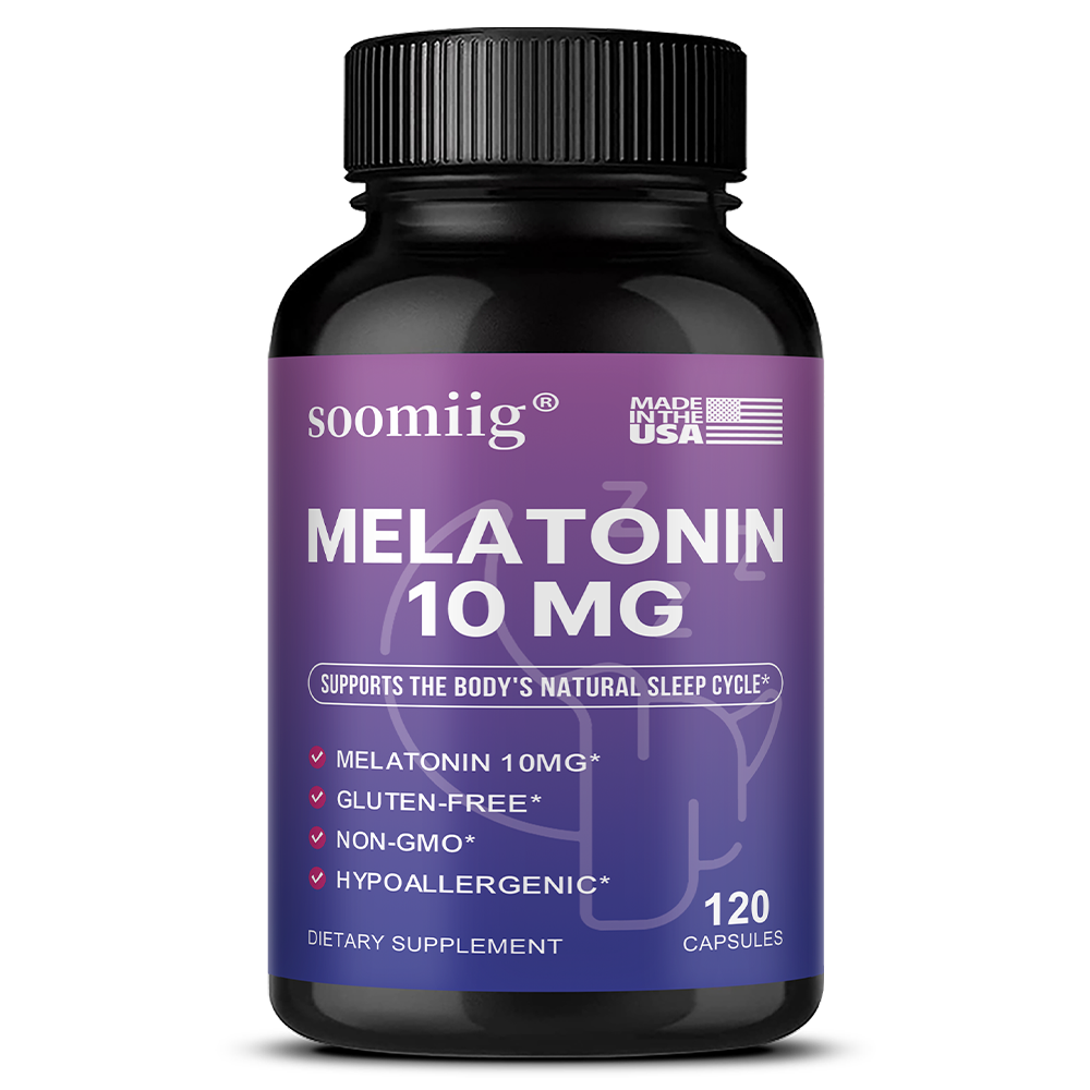 Soomiig® Melatonin Natural Sleep Support & Relaxation Supplement