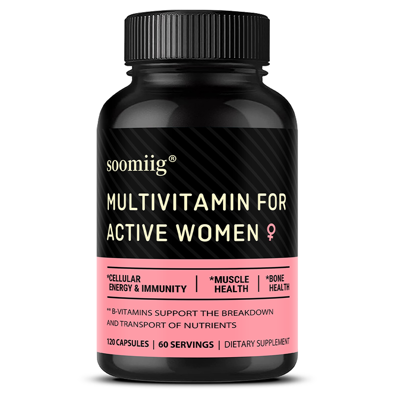 Soomiig® Multivitamin for Active Women | Daily Energy, Immune Support & Joint Health Formula