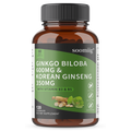 Soomiig® Ginkgo Biloba & Korean Ginseng Capsules with Vitamin B3 & B5