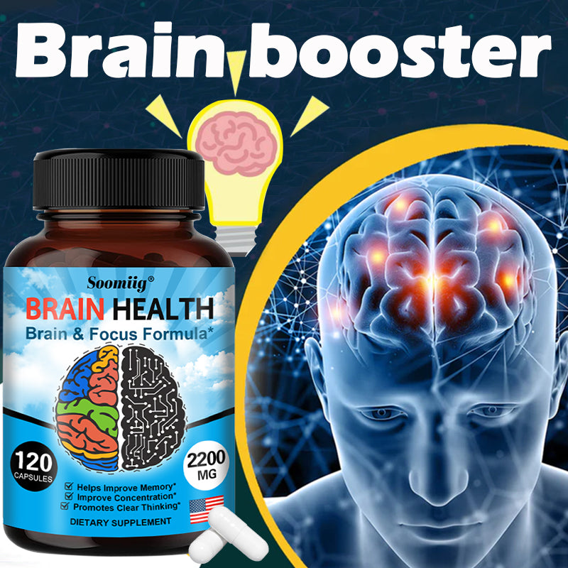 Brain Focus - Premium Herbal Mix Locks Steady All-Day Mental Clarity