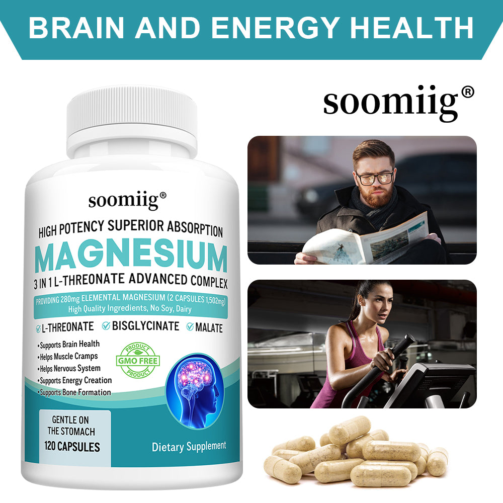 Soomiig® 3-in-1 Magnesium L-Threonate Advanced Complex