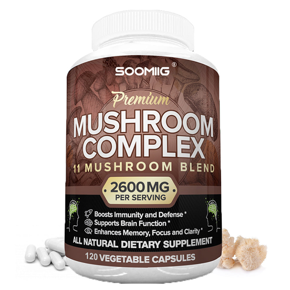 Mushroom Complex - 11-in-1 Mushroom Blend Fuels Sharp Mind & Immunity