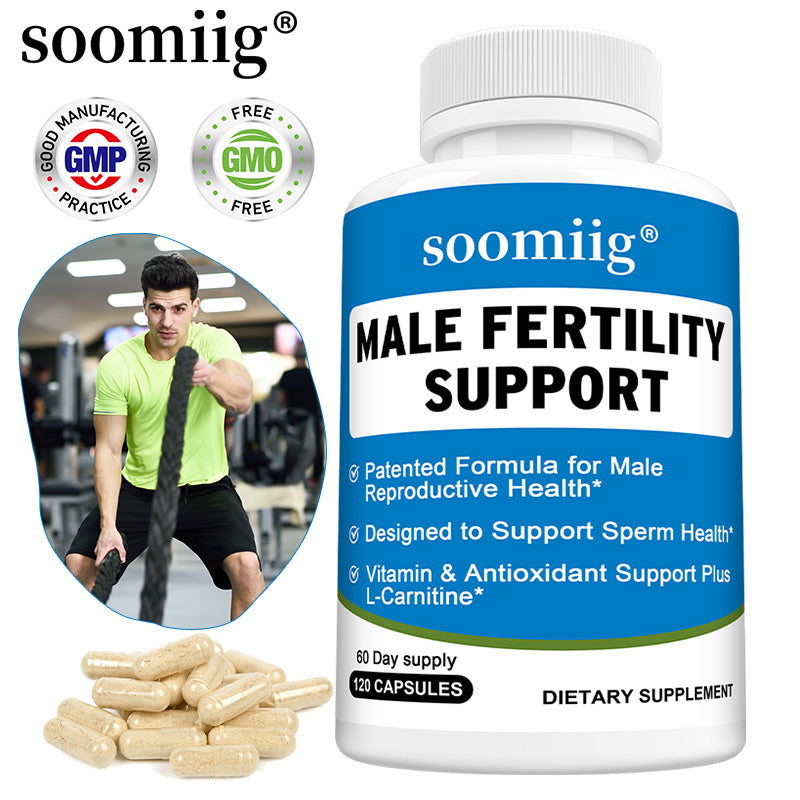 Soomiig® Male Fertility Support Supplement with Vitamins, Antioxidants & L-Carnitine